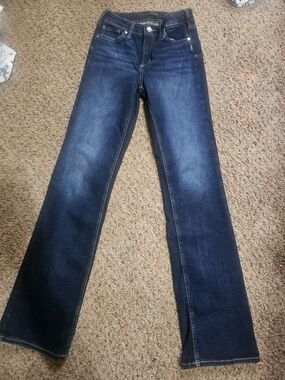 Silver Jeans Co. Suki Mid-Rise Bootcut Jeans Dark Wash Size 26L